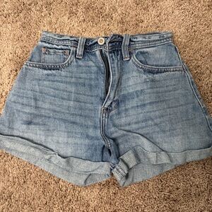 Hollister Light Blue Jean Shorts